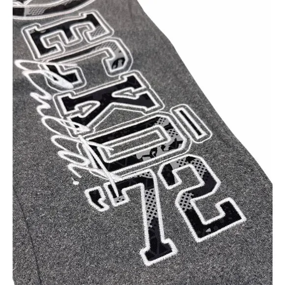 Ecko Unltd Men's Sweatpants Embroidered Since '72 Fleece Jogger in Grey - Picture 2 of 4